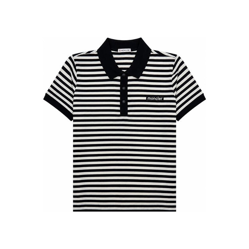 Moncler Women’s Stripe Polo T-Shirt