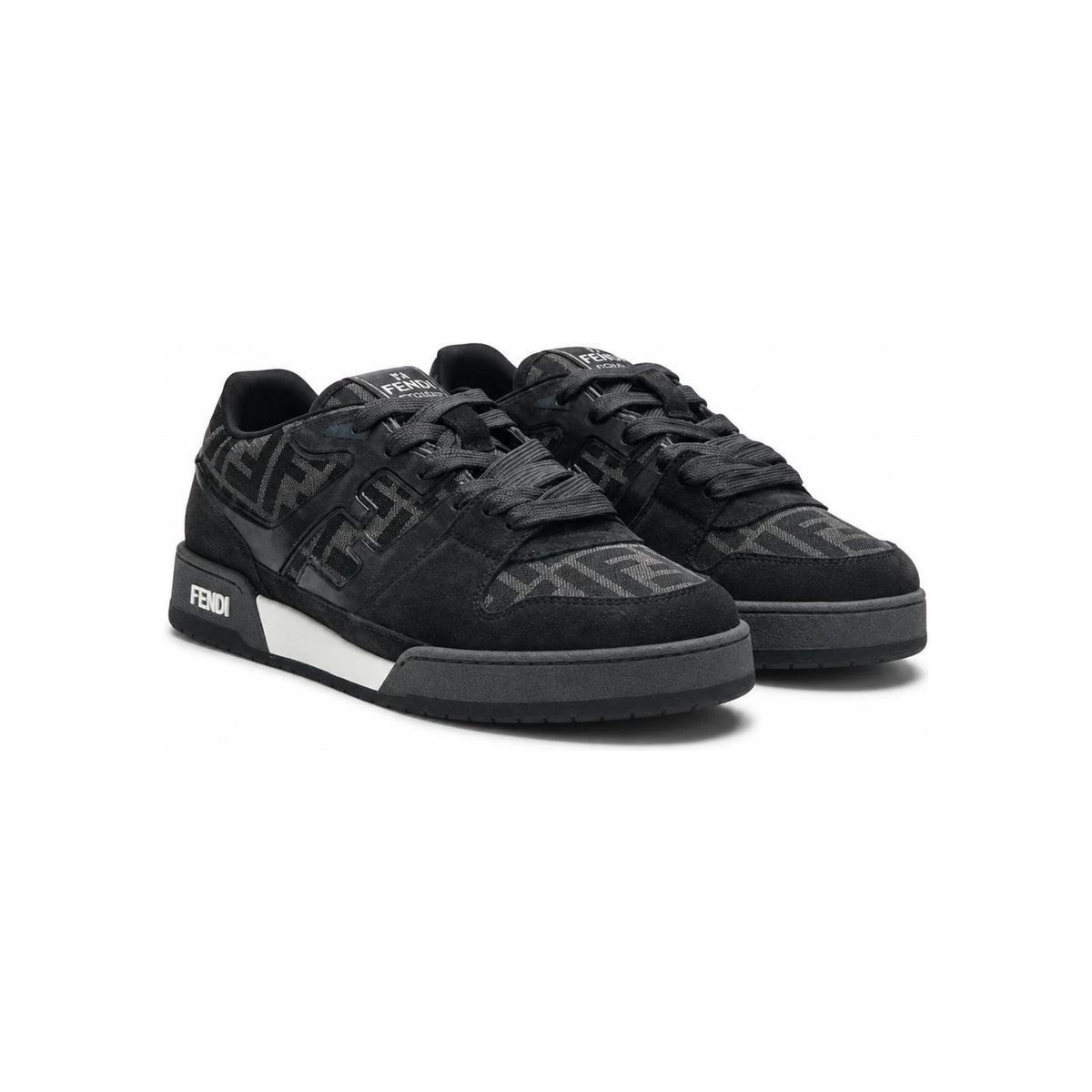 FENDI Match Low Top Sneakers Men’s Leather White Sneakers