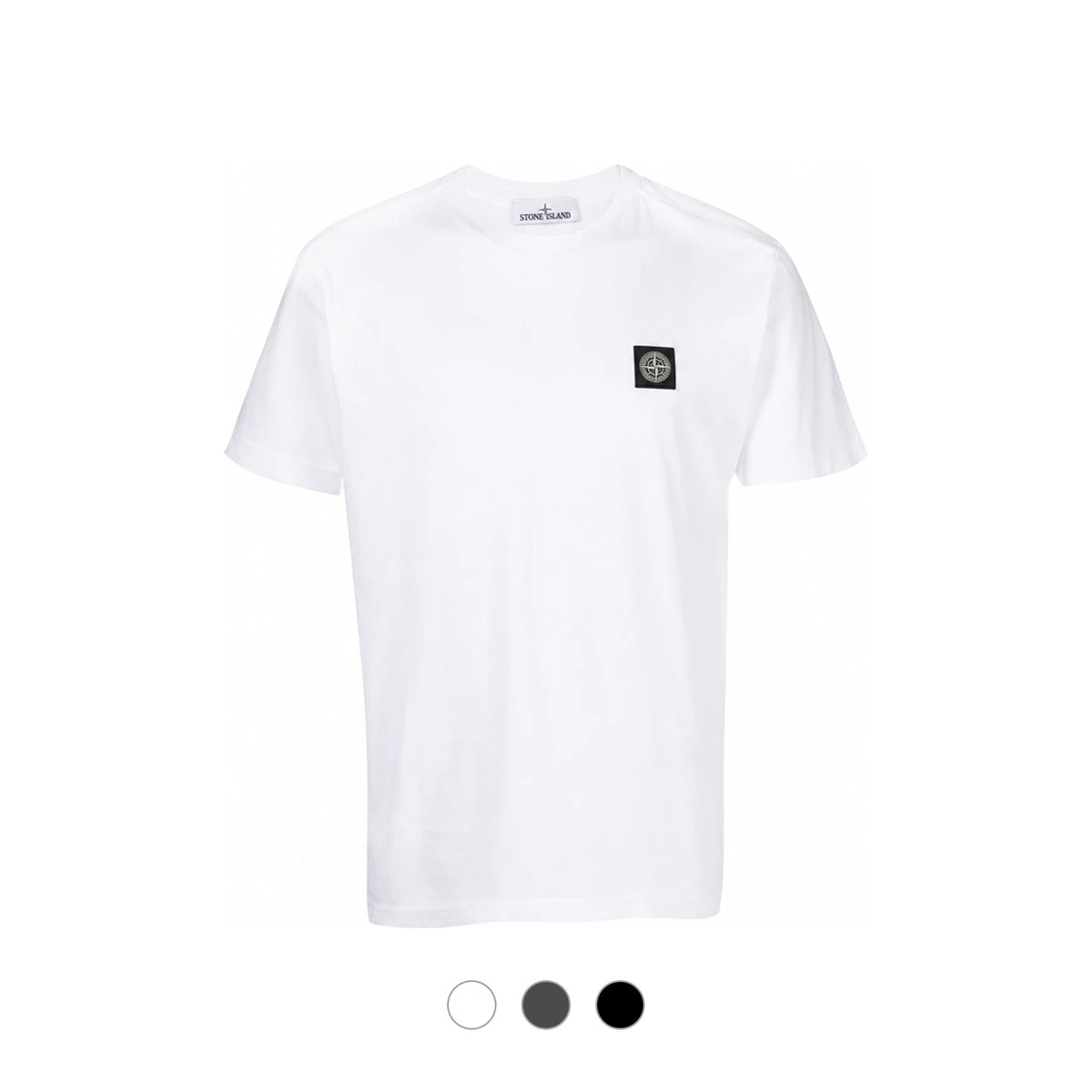 STONE ISLAND Logo Short Sleeve Crewneck T-Shirt K1S152100039S0013