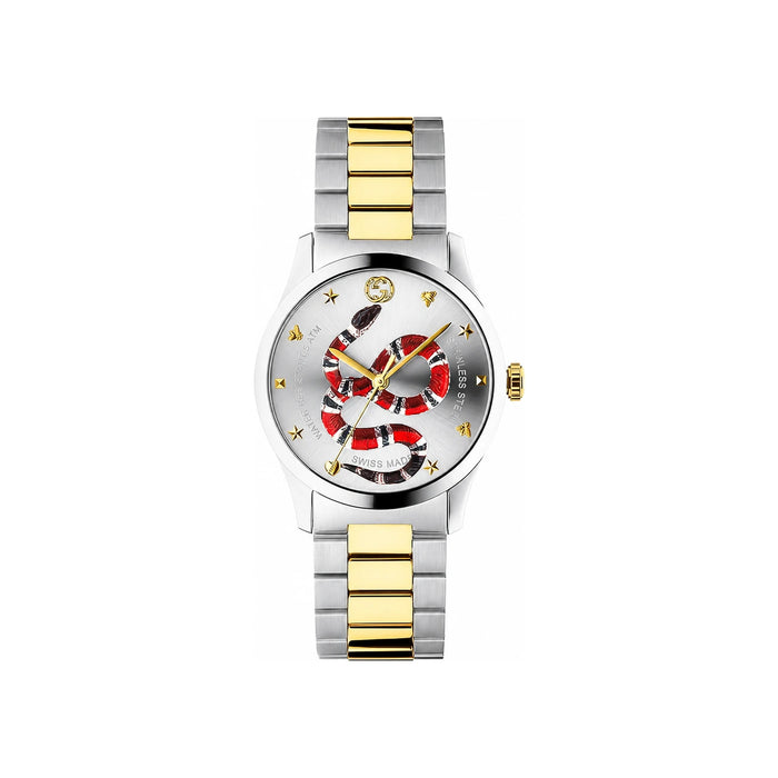 GUCCI Timeless Men’s Metal Quartz Watch 38mm YA1264075 G