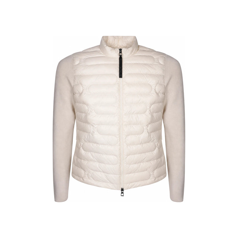 Moncler Logo Patch Down Padded Knit Cardigan Jacket 9B00028 M1367 20O