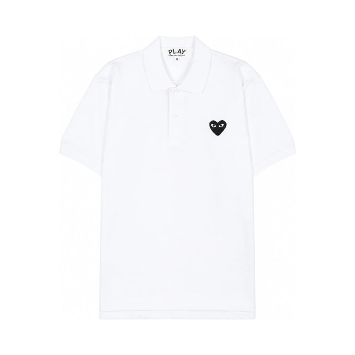 Comme des Garcons Black Patch Unisex Short Sleeve Polo Shirt