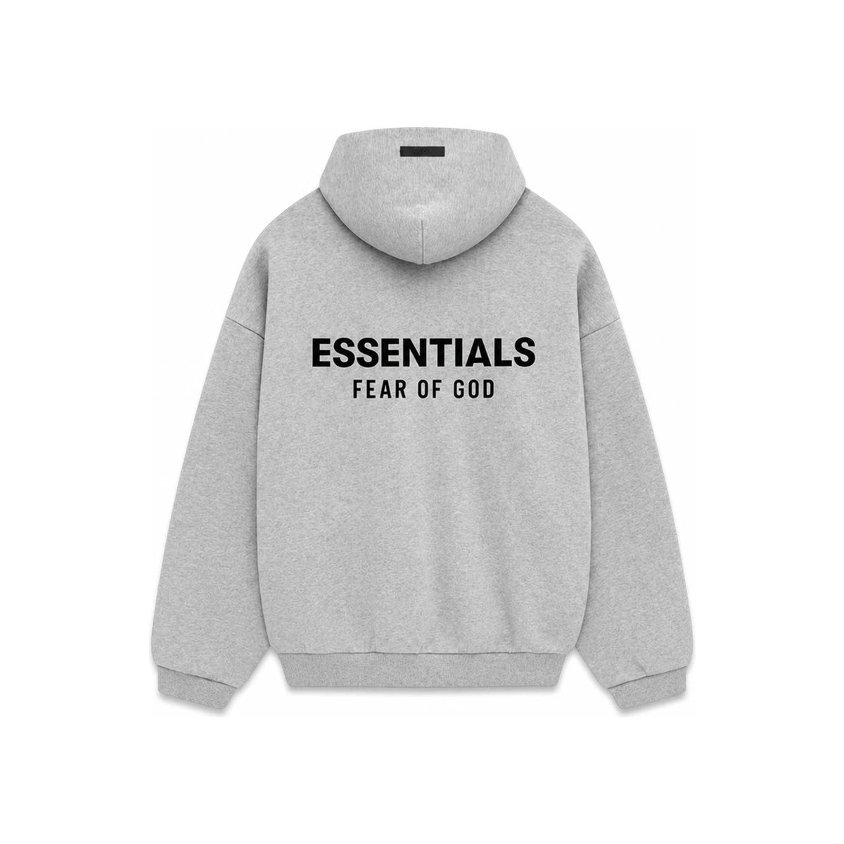 Fear of God Essentials Fleece Back Logo Hoodie Gray