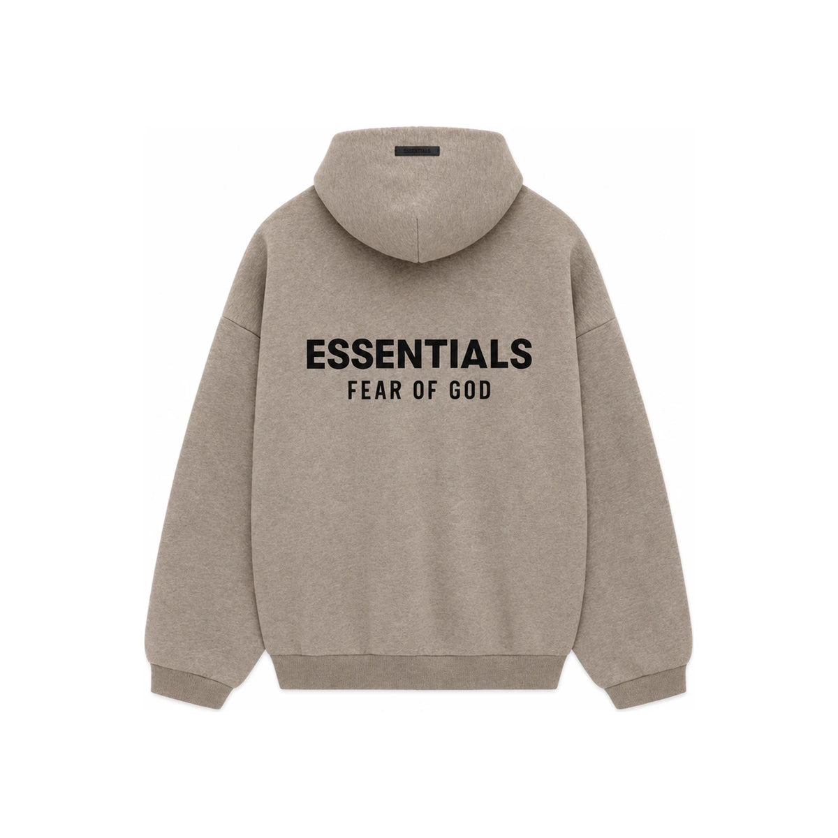 Fear of God Essentials Fleece Back Logo Hoodie Brown