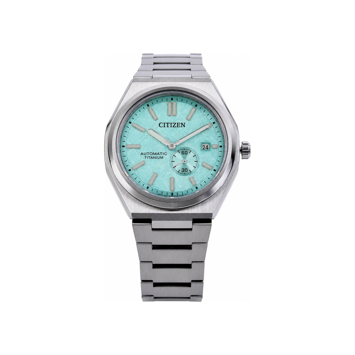 CITIZEN Stainless Steel Blue Dial Automatic Men’s Watch NJ0180 80M