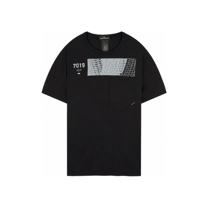 STONE ISLAND Shadow Project Pocket T-Shirt Black Men’s