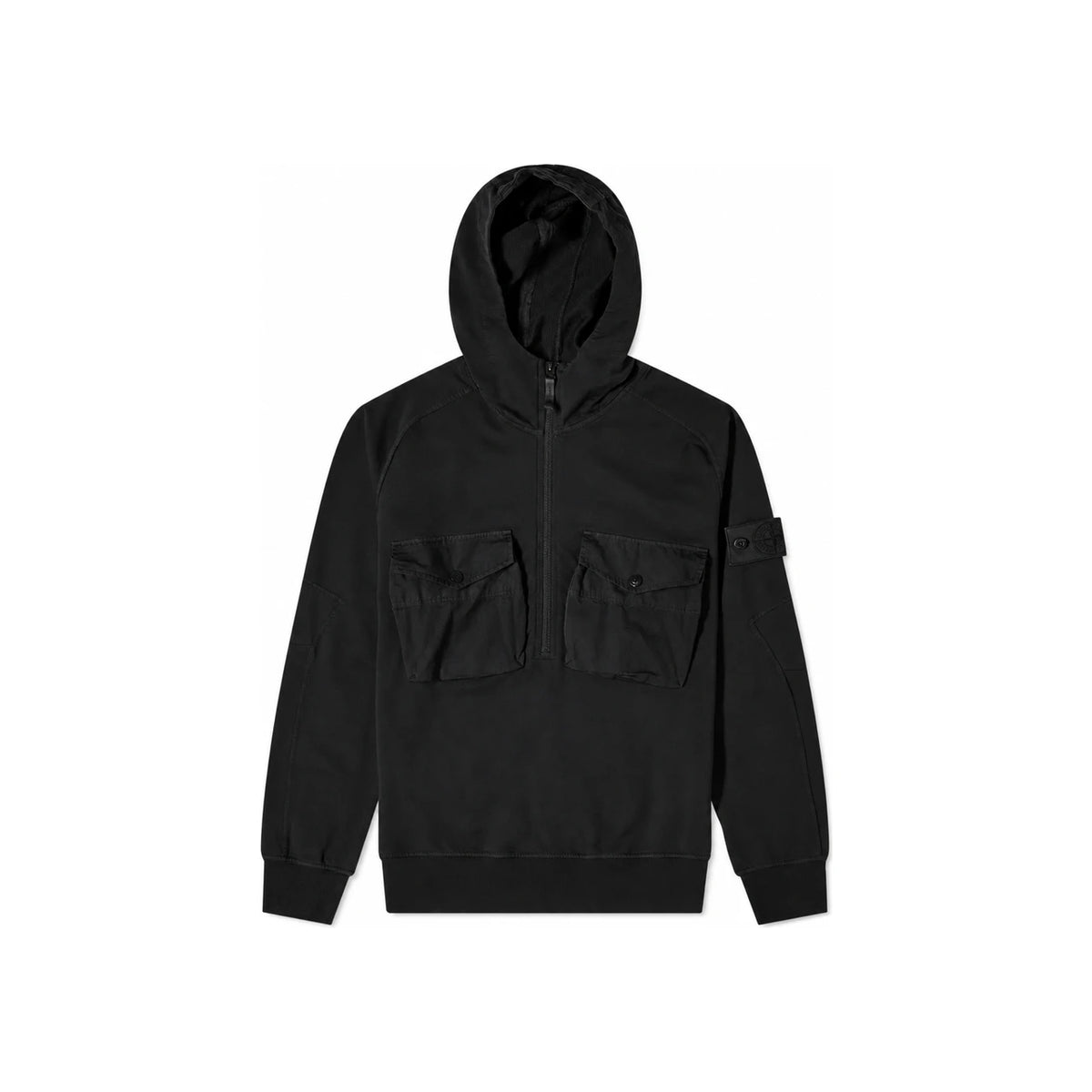 STONE ISLAND Men's Ghost Piece Half-Zip Hoodie 7215636F3