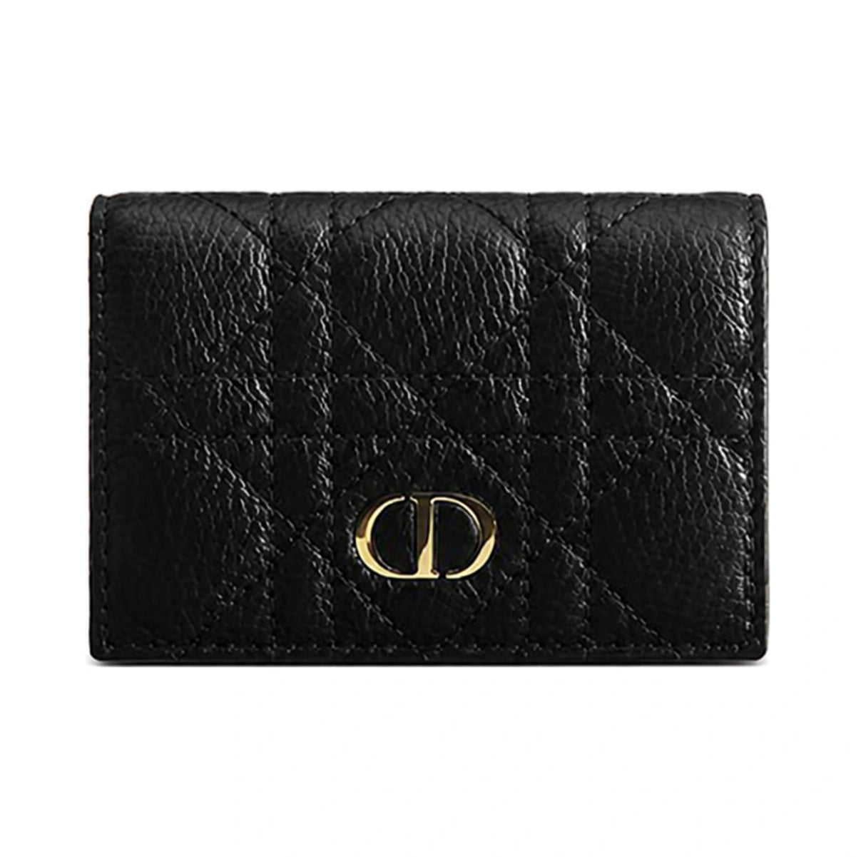 DIOR Caro Glycine Leather Compact Wallet S5132UWHC