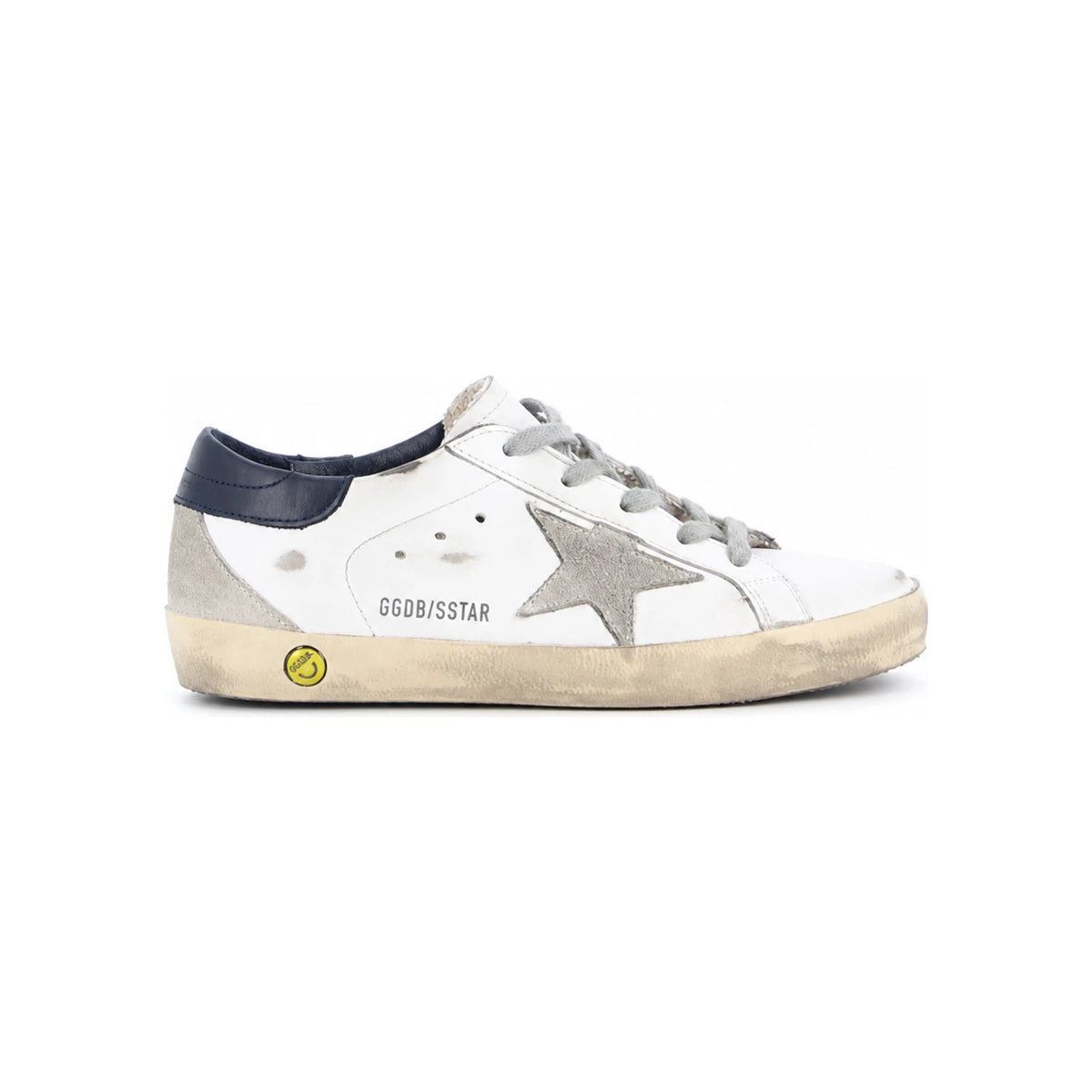 GOLDEN GOOSE Women's Navy Heel Tab Low Top Sneakers F000414