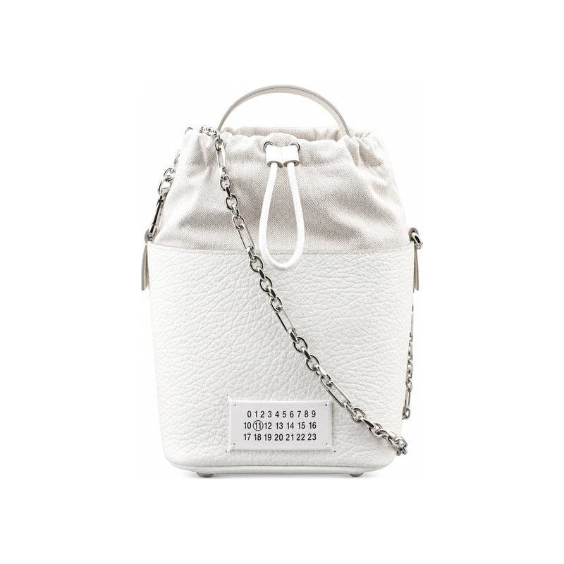 Maison Margiela White Leather 5AC Small Crossbody Bag