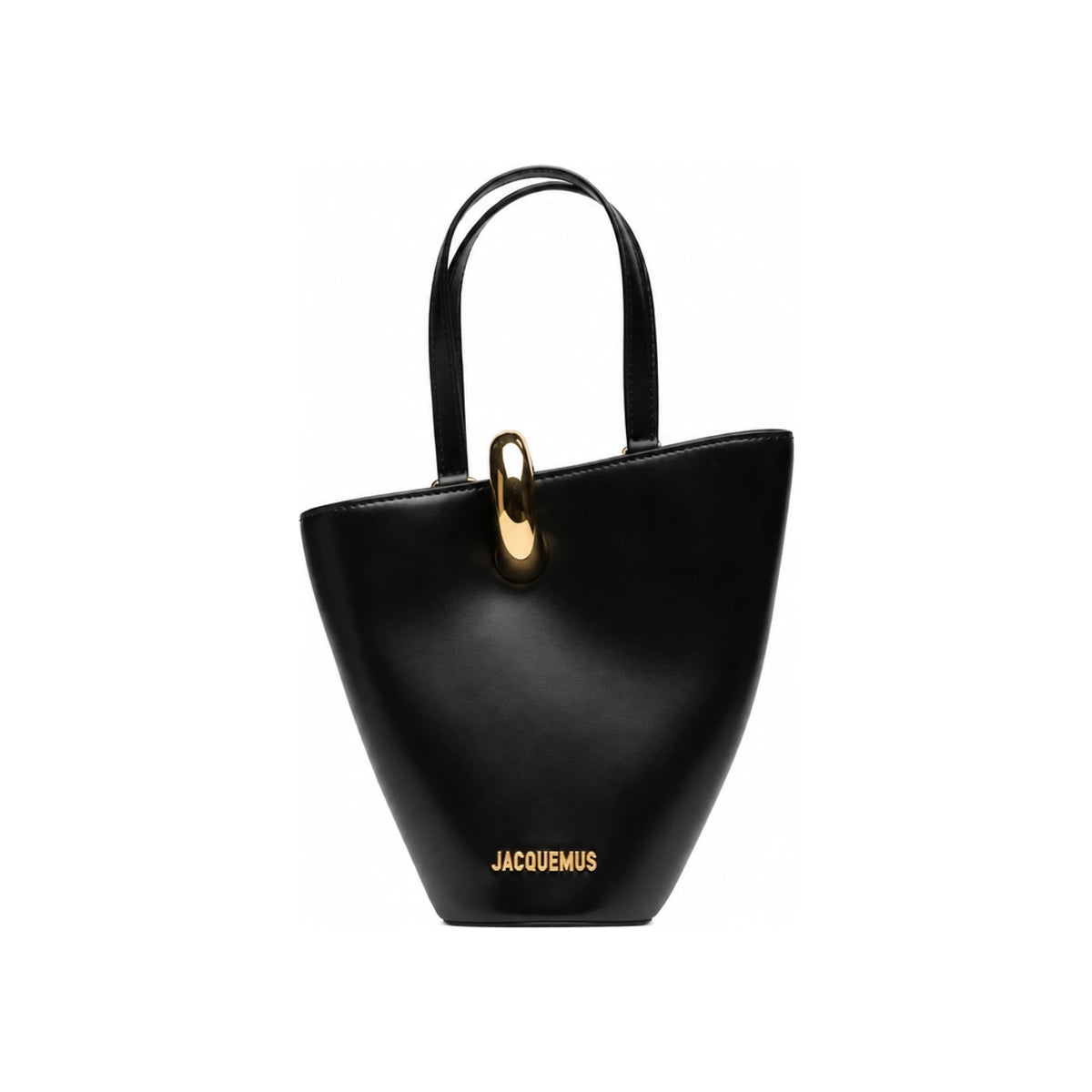 JACQUEMUS Le Petit Bambola Leather Tote Shoulder Bag 243BA389 3173 990