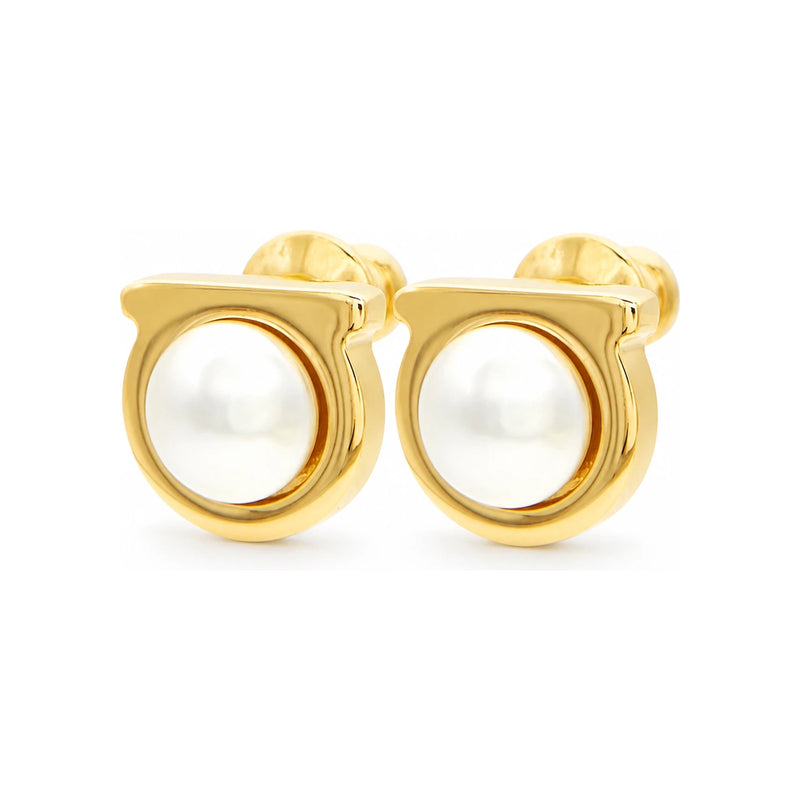 Ferragamo Gancini Pearl Women's Earrings 76 0121 001 0696454