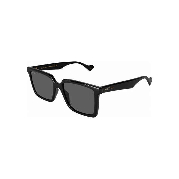 GUCCI Black Square Acetate Unisex Logo Sunglasses GG1540S