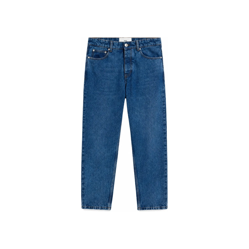 AMI Tapered Fit Denim Jeans for Men HTR103 DE0031 480