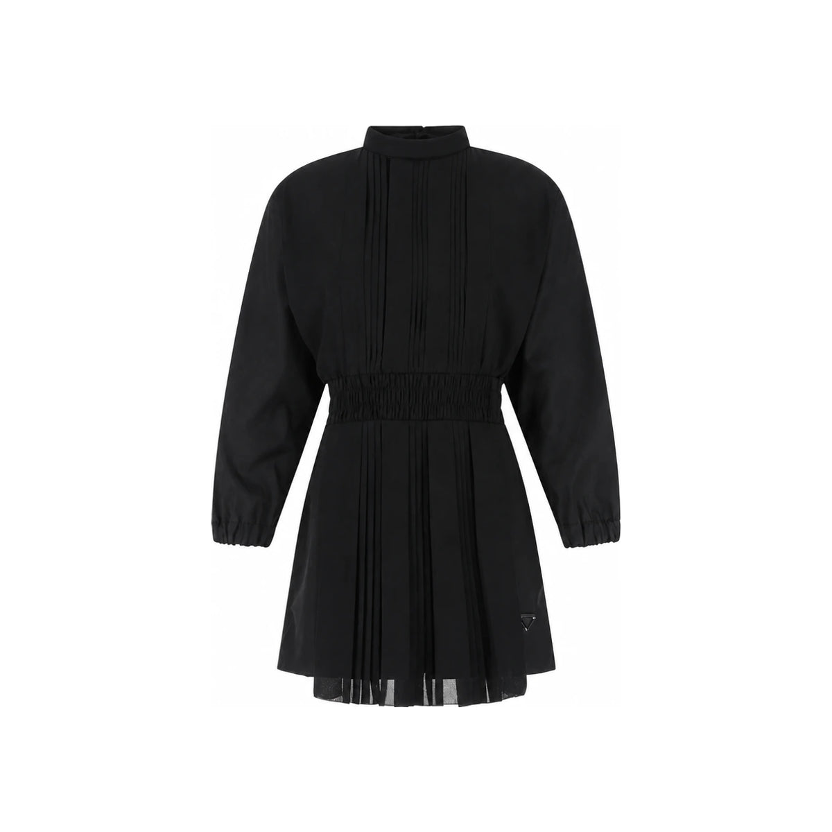 PRADA Black Long Sleeve Mini Dress