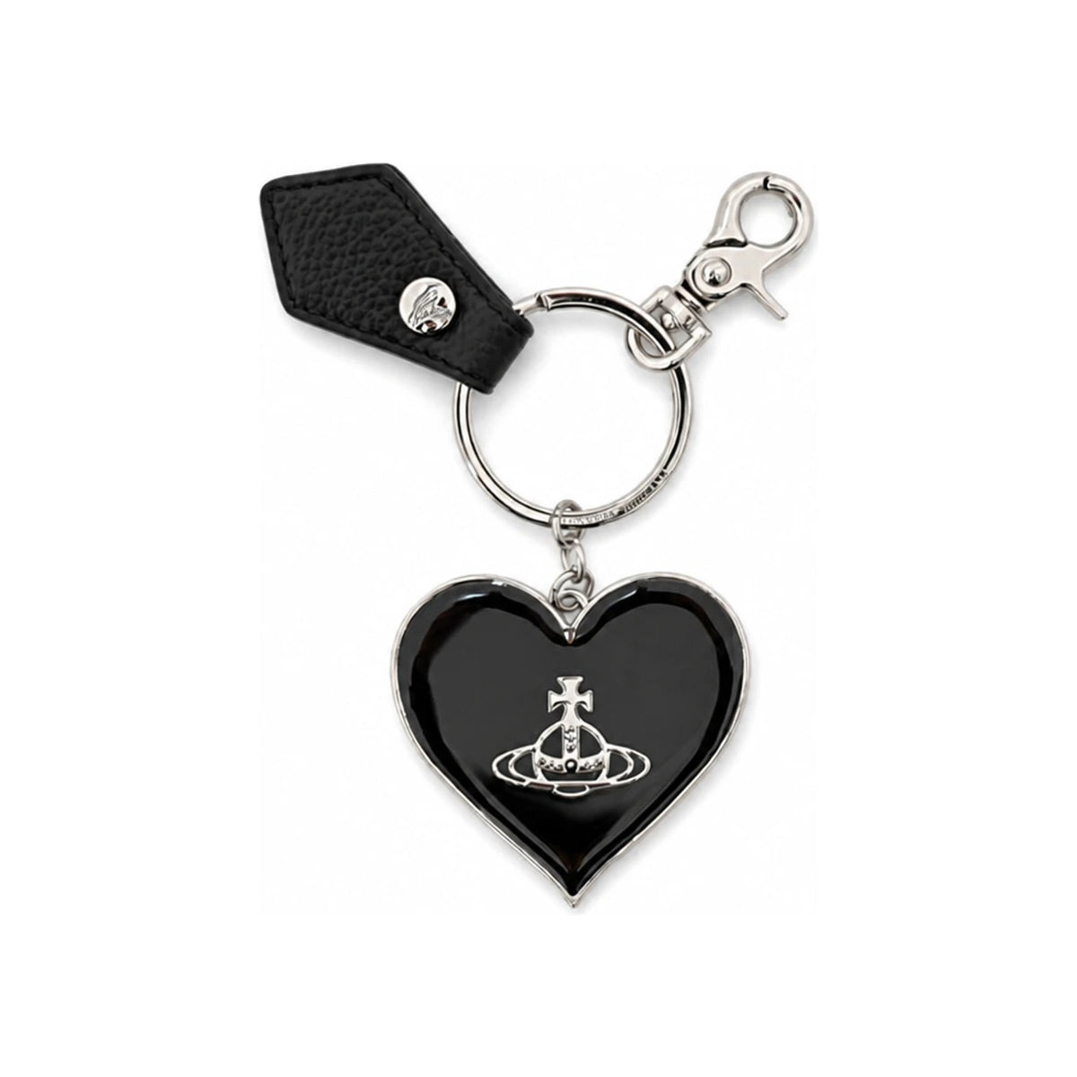 Vivienne Westwood Black Heart Keyring 8203010XU OM0009 N403