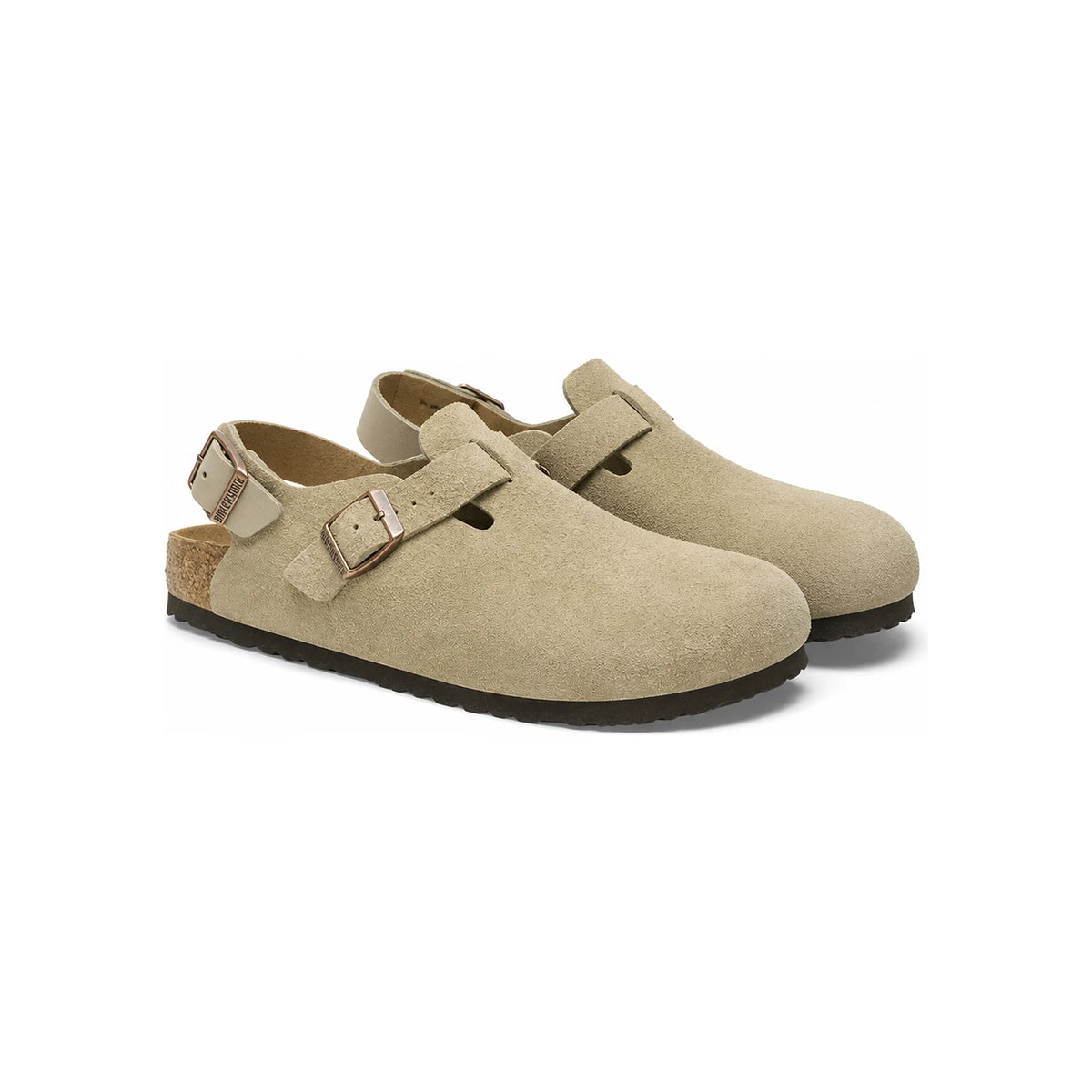 Birkenstock Women’s Tokyo II Suede Narrow Fit Sandals Taupe 1028323 TAUPE