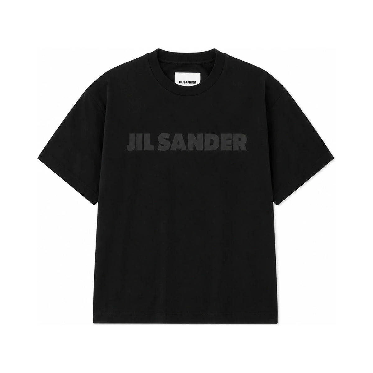 JIL SANDER Logo Short Sleeve T-Shirt for Women White Cotton