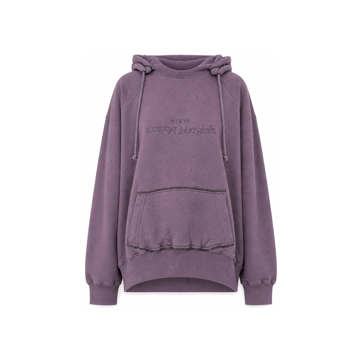 Maison Margiela Gray Cotton Hoodie Sweatshirt for Women