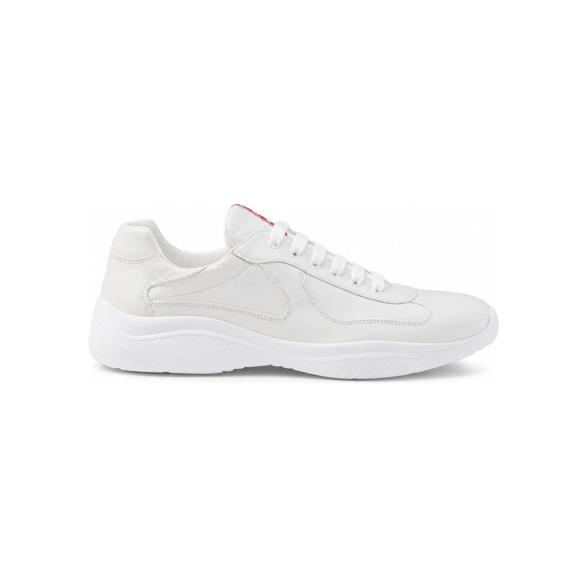 PRADA Americas Cup Nappa Leather Low-Top Sneakers Black