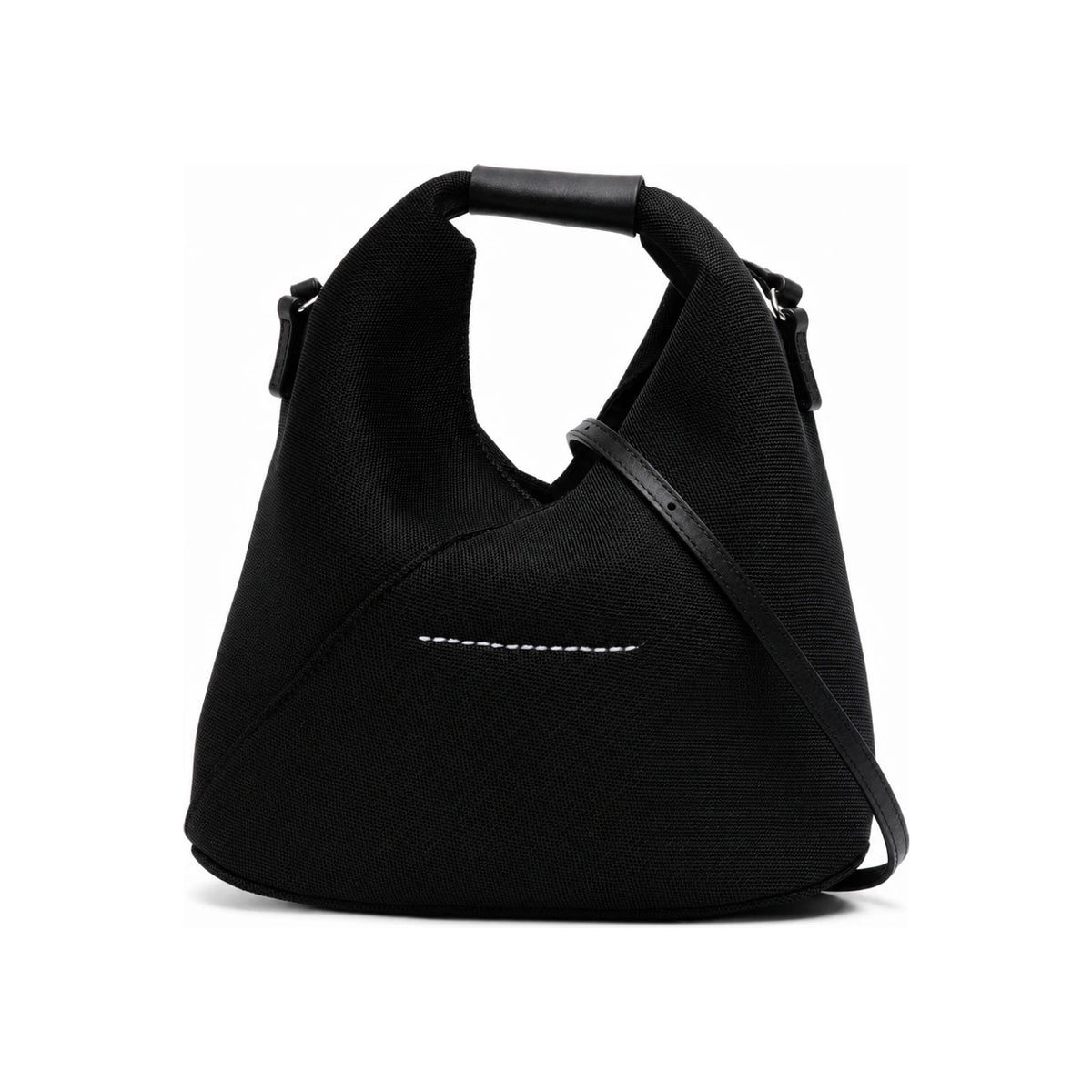 MM6 Black Japanese Mesh Crossbody Bag