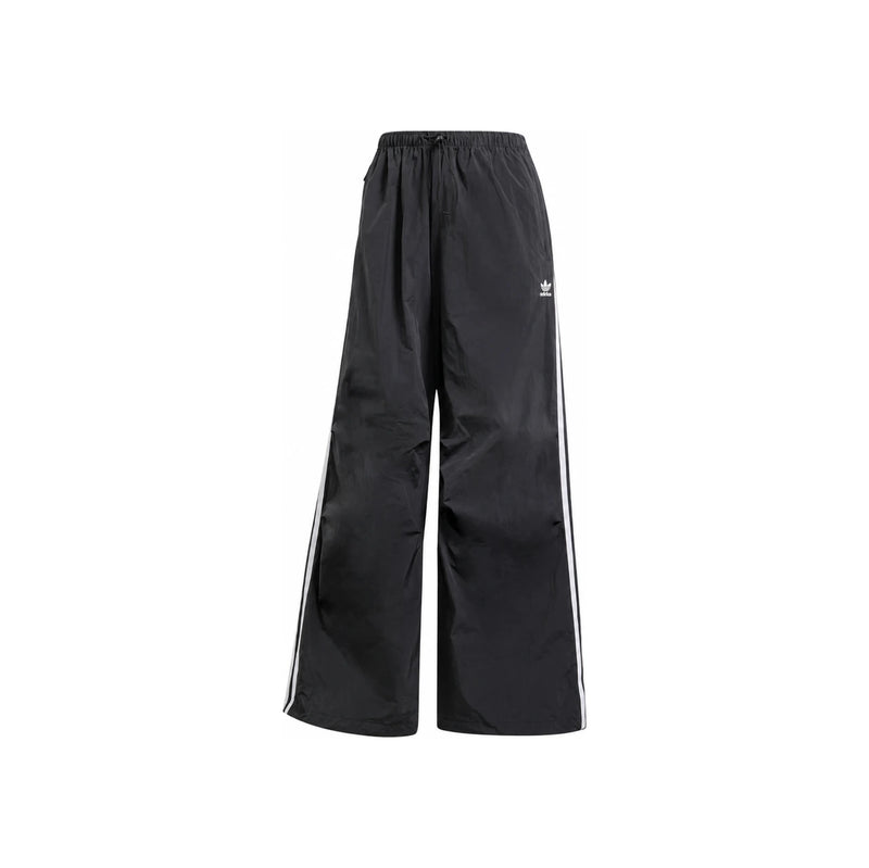Adidas 3-Stripes Woven Parachute Pants Joggers Women’s IY7251 Black DOM