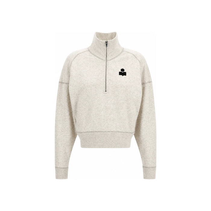 Isabel Marant ROSS Logo Half Zip Sweatshirt Women’s