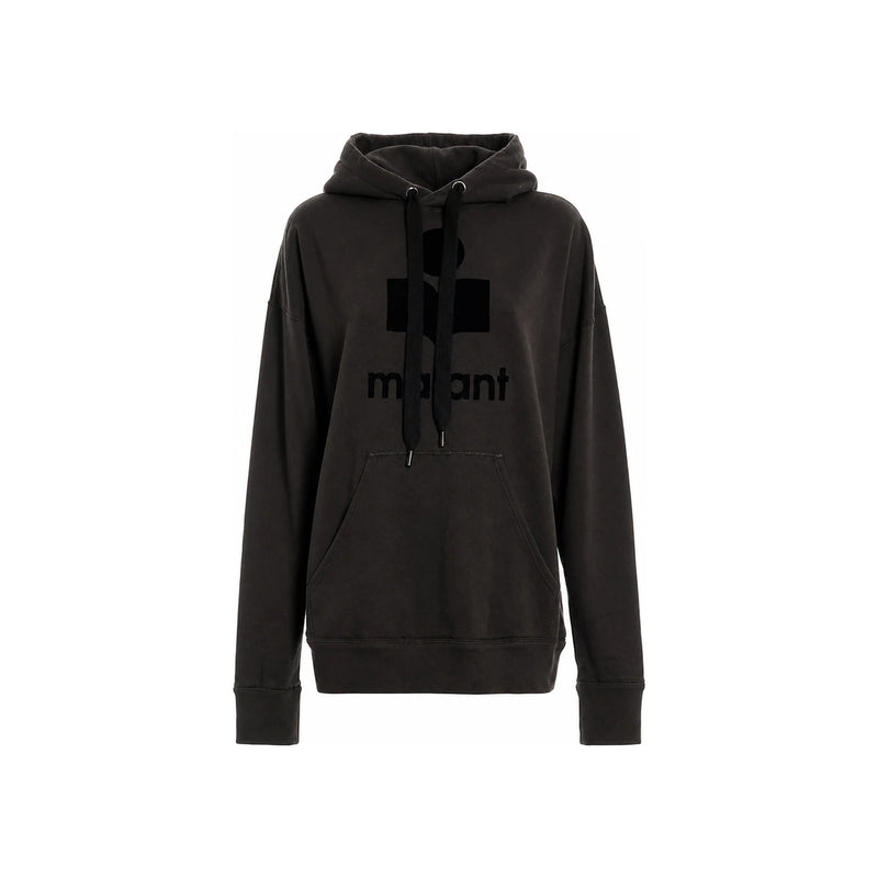 Isabel Marant Mancel Logo Hoodie Sweatshirt Women’s Beige Cotton