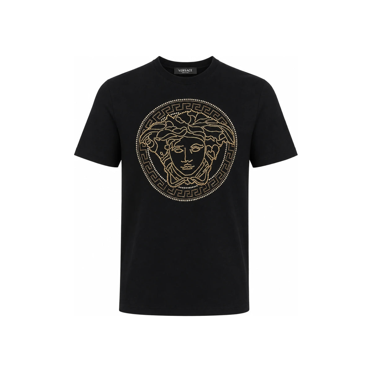 Versace Medusa Logo Short Sleeve T-Shirt Black