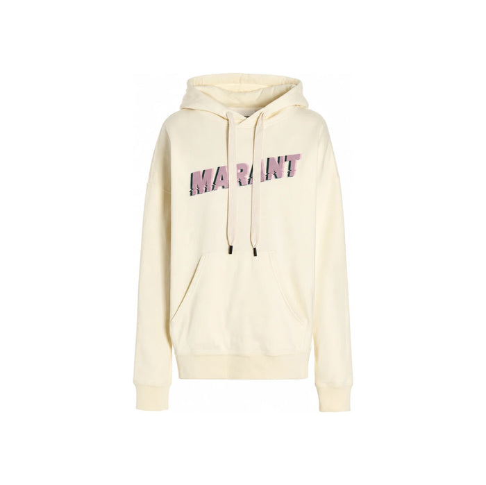 Isabel Marant Vanilla Logo Print Fleece Hoodie