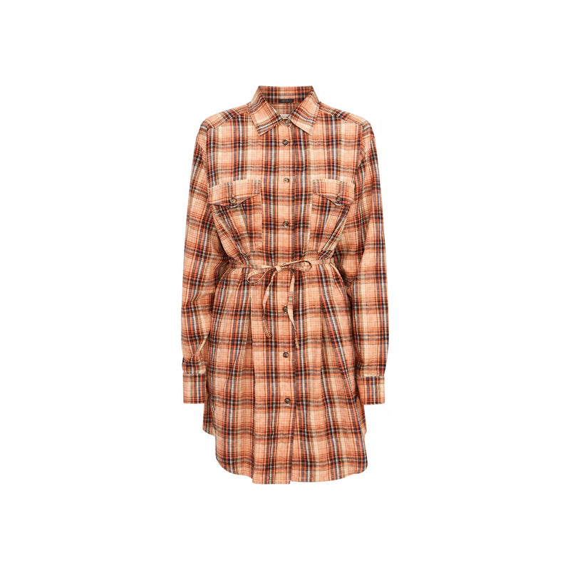 Isabel Marant Lilliane Women’s Shirt Mini Dress Orange