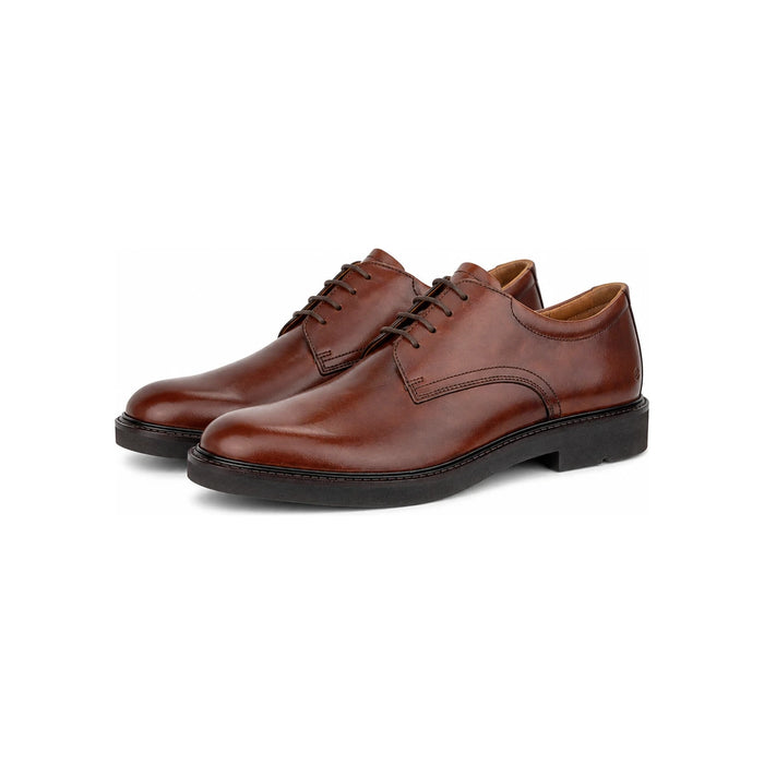 ecco Brown Leather Oxford Dress Shoes for Men