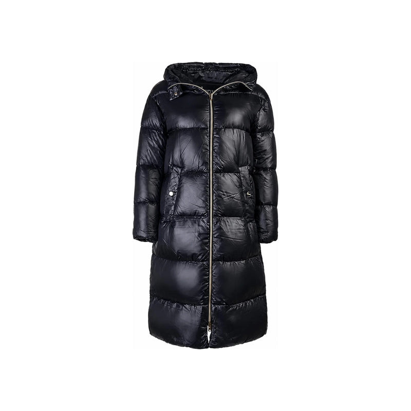 Herno Ultra Light Nylon Long Down Puffer Jacket Black PI001519D 12017Z 9300