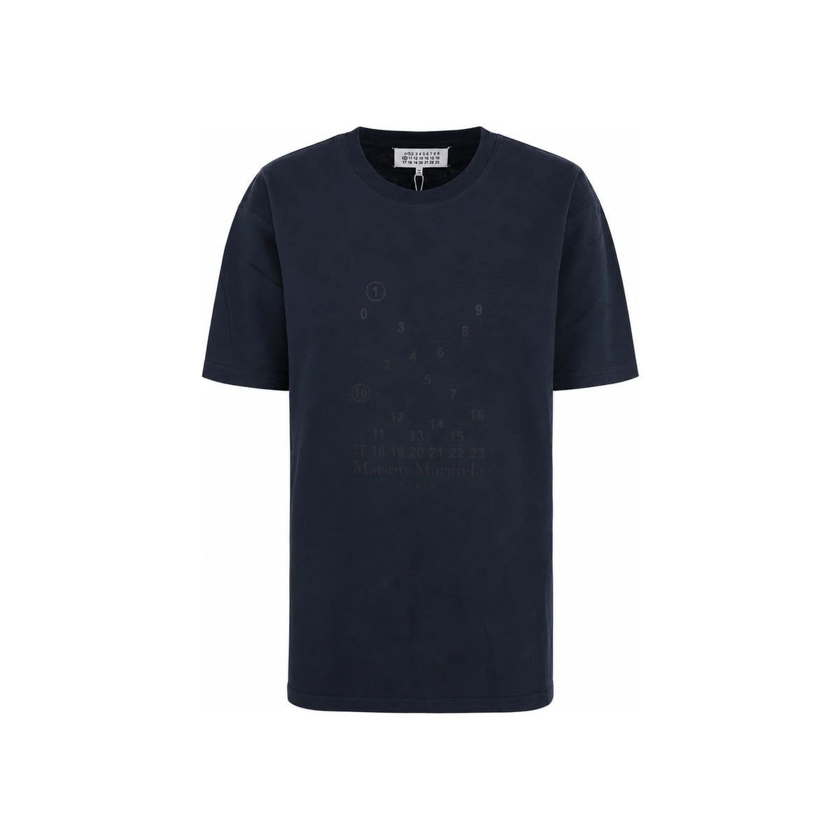 Maison Margiela Logo Print Backstitch T-Shirt Black