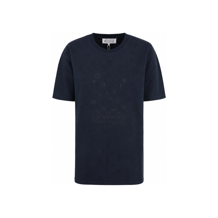 Maison Margiela Logo Print Backstitch T-Shirt Black
