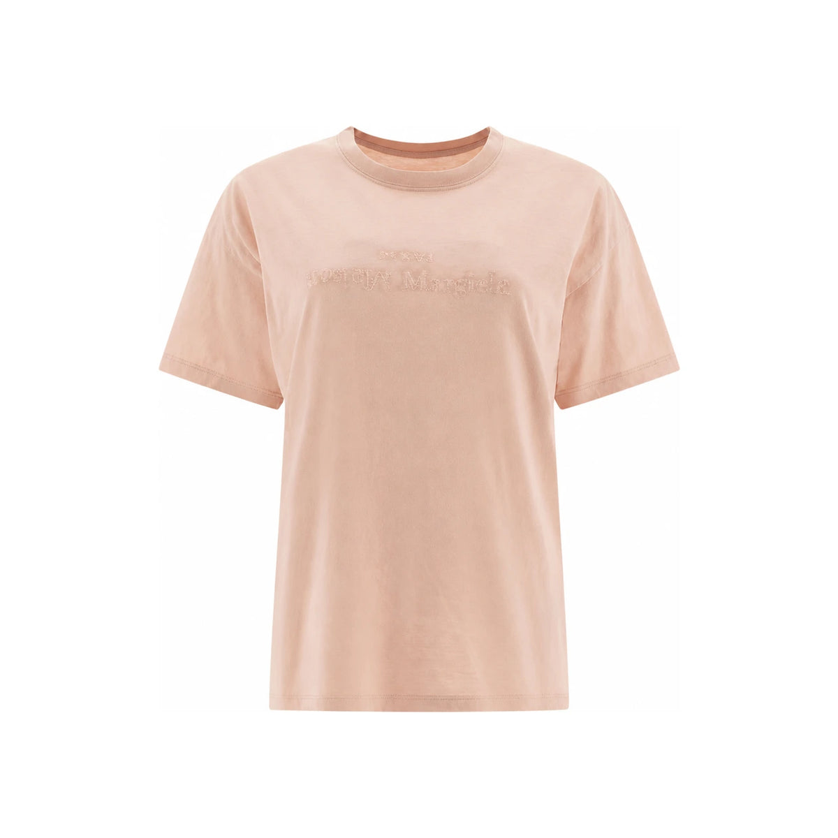 Maison Margiela Short Sleeve Cotton T-Shirt Beige Women’s