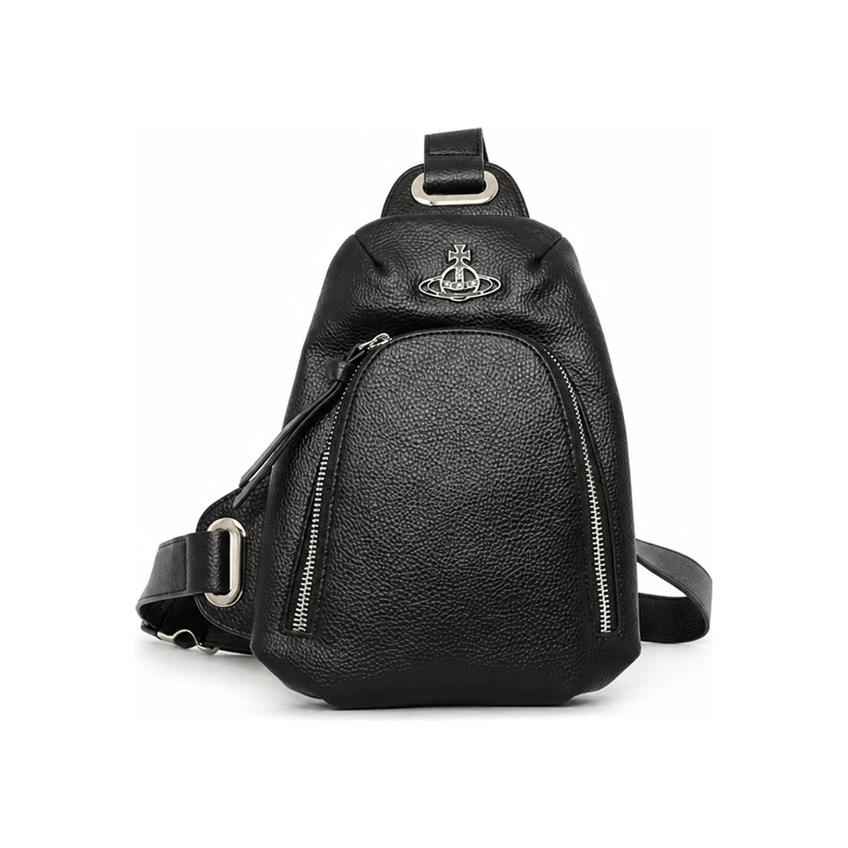 Vivienne Westwood Silver Orb Logo Sling Bag Crossbody