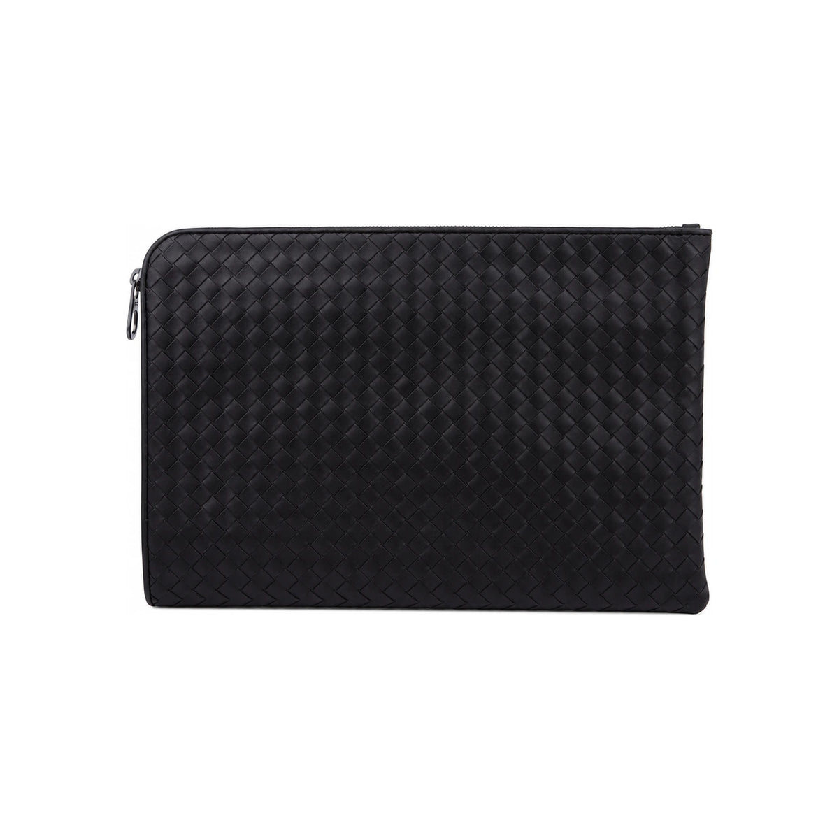 Bottega Veneta Intrecciato Leather Clutch Bag Brown
