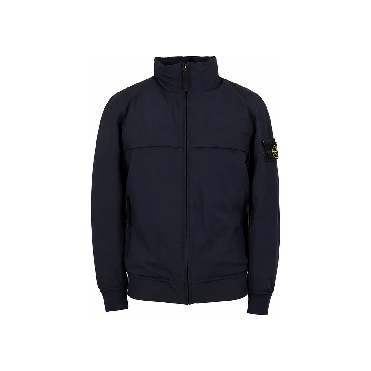 STONE ISLAND Black Nylon Bomber Jacket for Men
