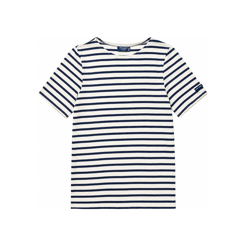 Saint James Unisex Short Sleeve T-Shirt 9863 ECRU MARINE