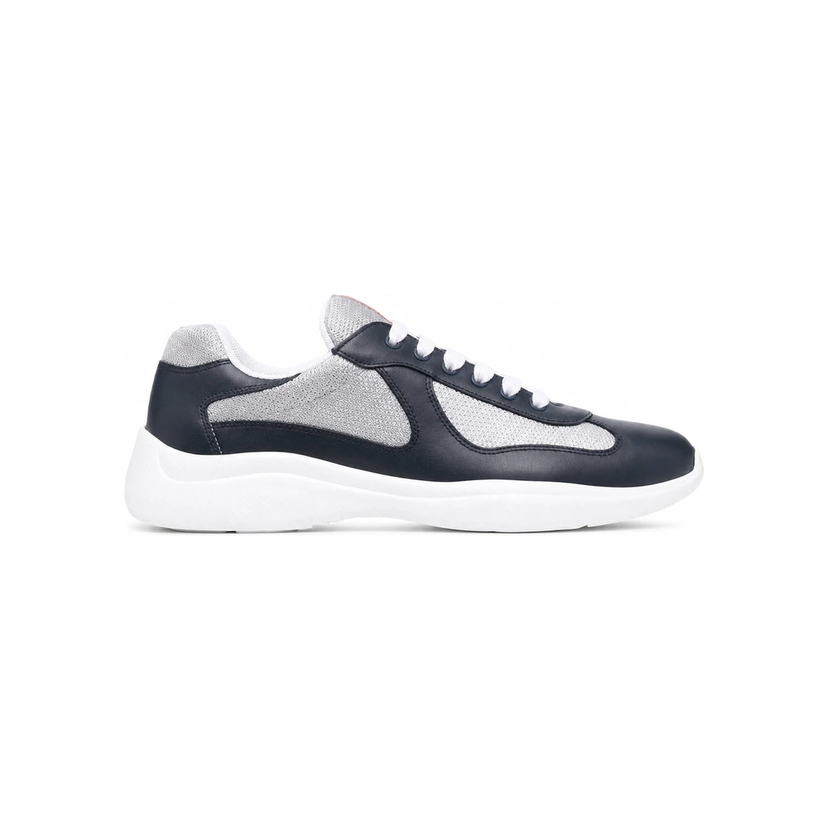 PRADA America’s Cup Low-Top Sneakers White Black Leather