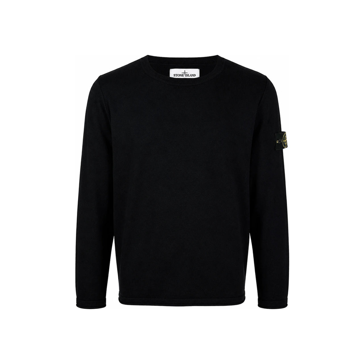 STONE ISLAND Dark Navy 15th Anniversary Patch Crewneck Knit Sweater