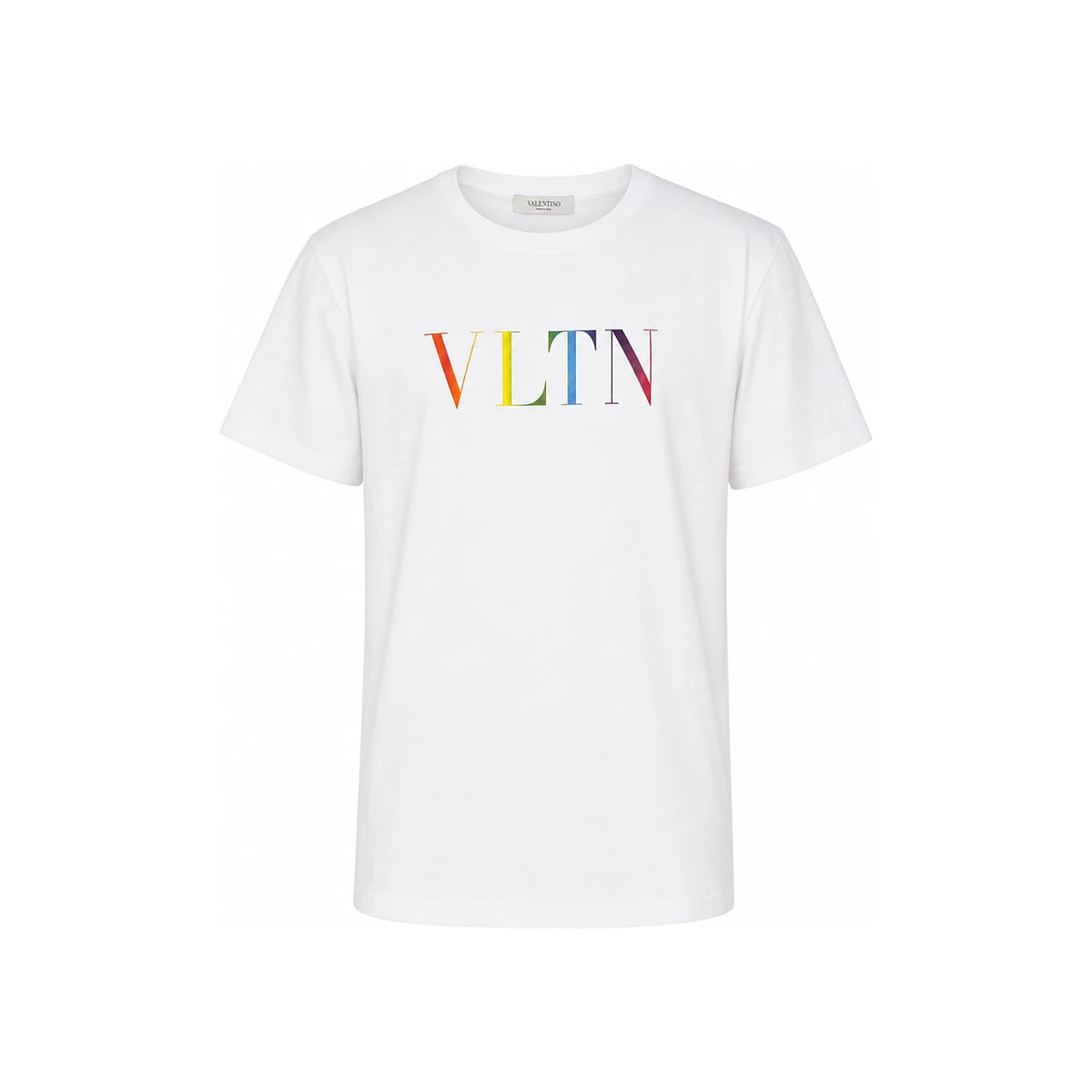 VALENTINO VLTN Multicolor Logo Short Sleeve T-Shirt Men