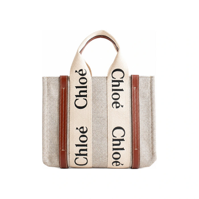 Chloe Woody Small Tote Bag with Strap