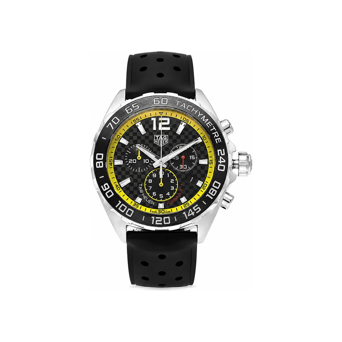 Tag Heuer Formula 1 Men’s Quartz 43mm Rubber Watch CAZ101 AC FT8024