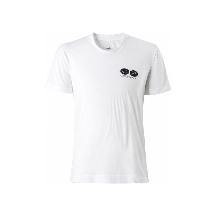 CP Company 15th Anniversary Logo Print White T-Shirt