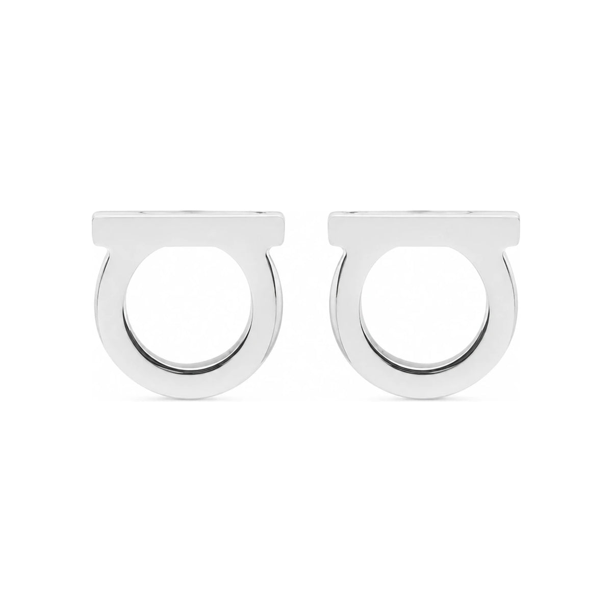 Ferragamo Gold-Tone Logo Drop Earrings for Women