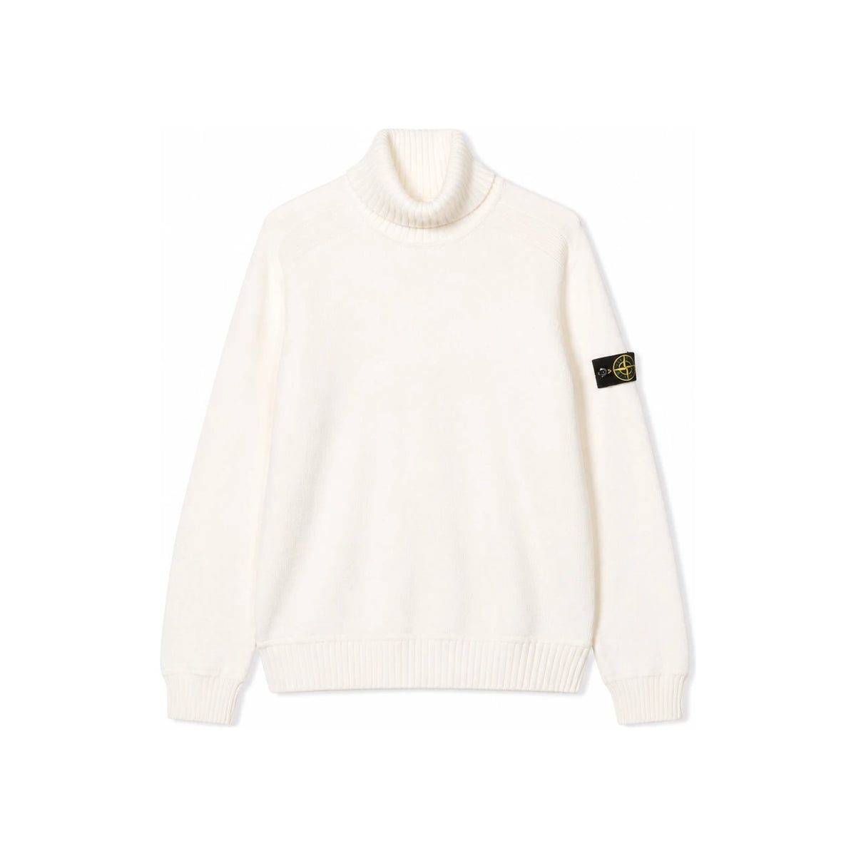 STONE ISLAND Black Turtleneck Wool Sweater for Women