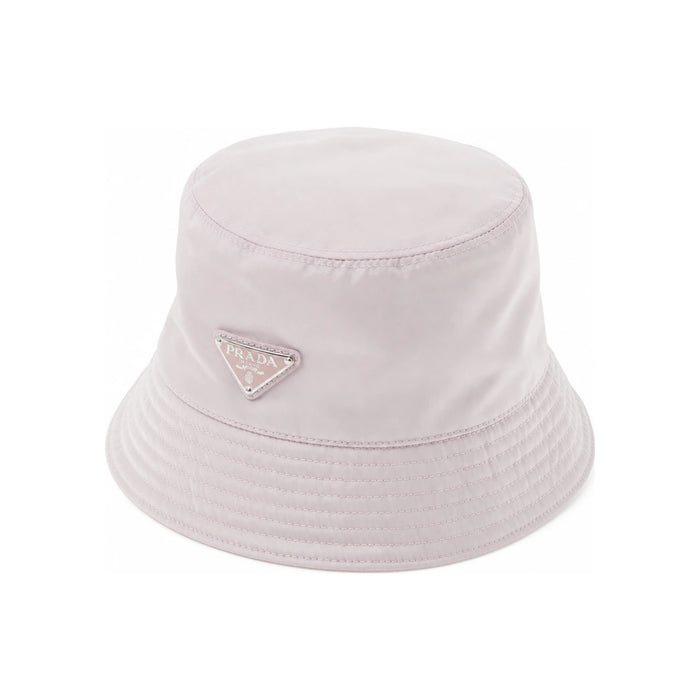 PRADA Re-Nylon Triangle Logo Bucket Hat for Women