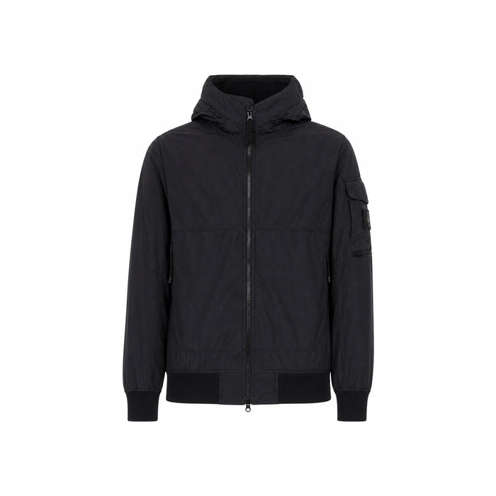 STONE ISLAND Naslan Light Watro Hooded Jacket Black 761540632 V0029